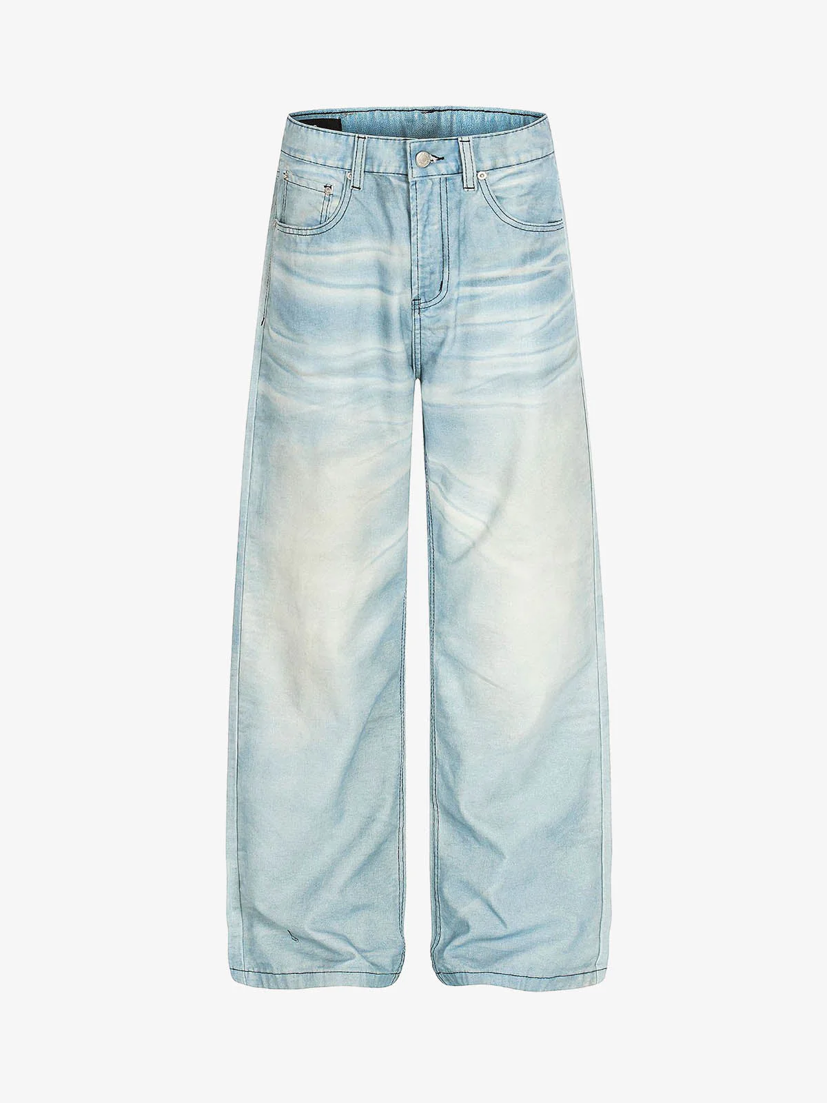 Vintage Whisker Wash Denim Jeans
