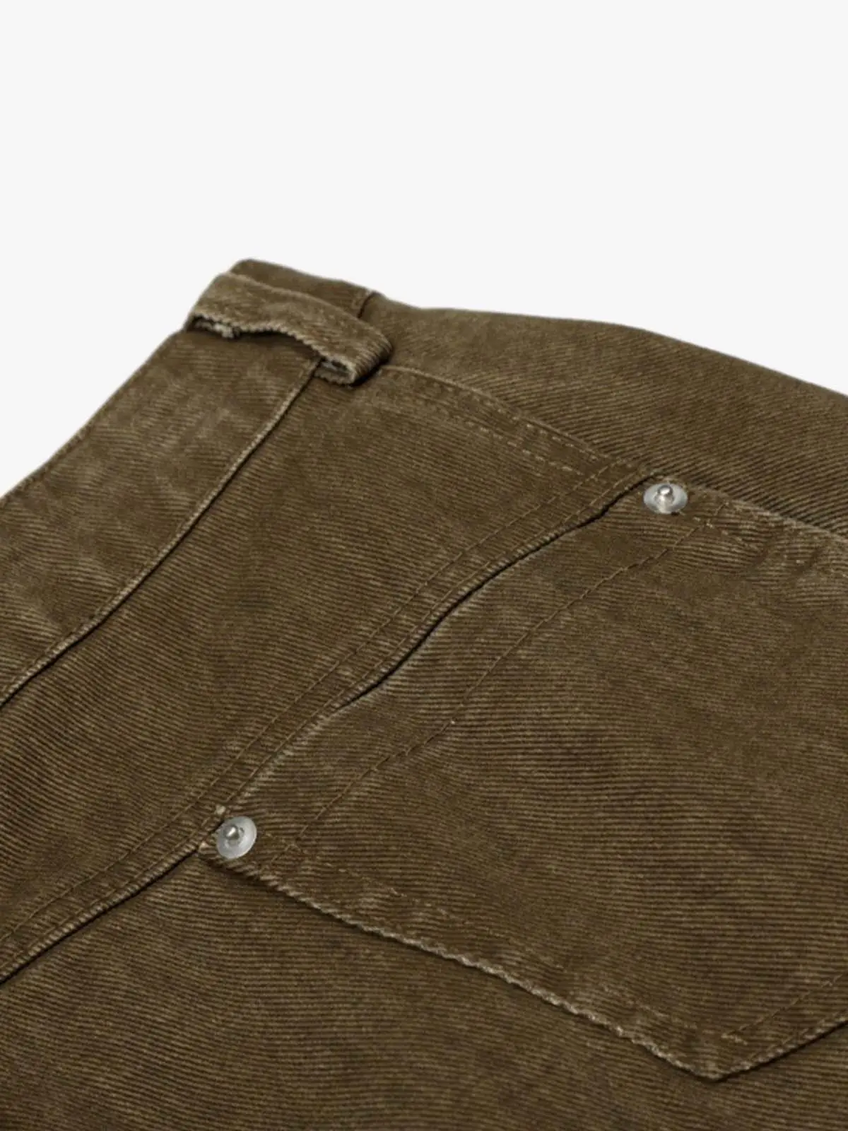 Washed Panel Cut Wide Leg Denim Jeans - Image 10