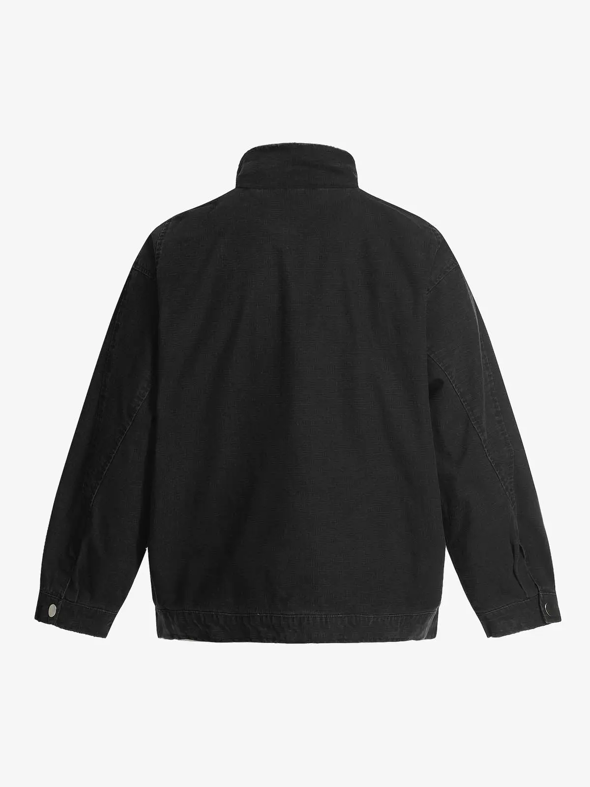 Washed Stand Collar Multi Pocket Jacket - Image 3