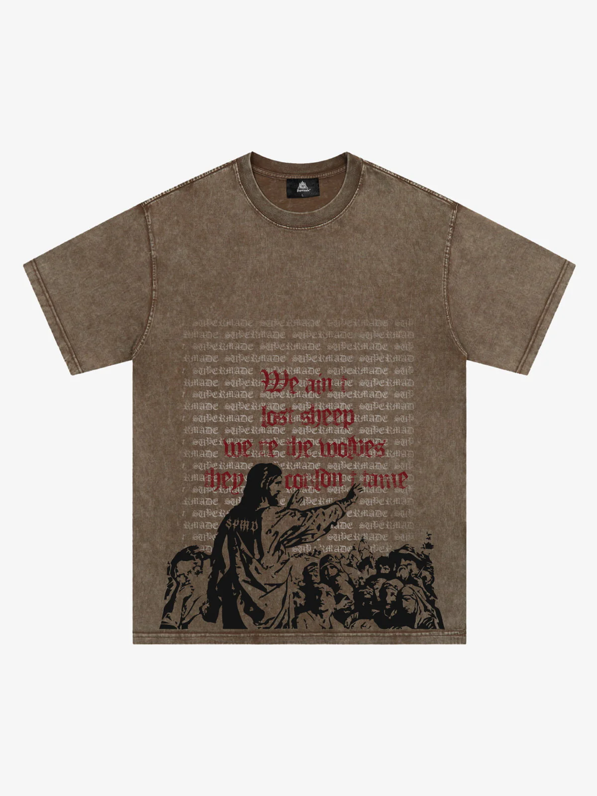 Bold Graphic Slogan T-Shirt - Image 6