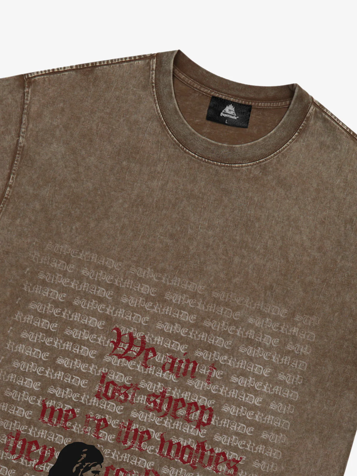Bold Graphic Slogan T-Shirt - Image 8