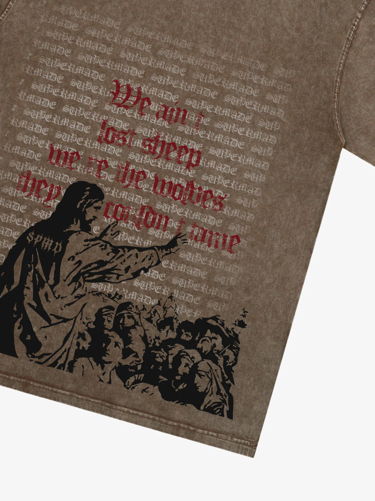 Bold Graphic Slogan T-Shirt - Image 9