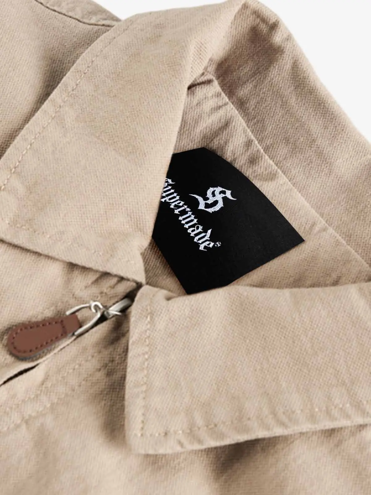 Zip Front Shirt Collar Boxy Jacket - Image 5