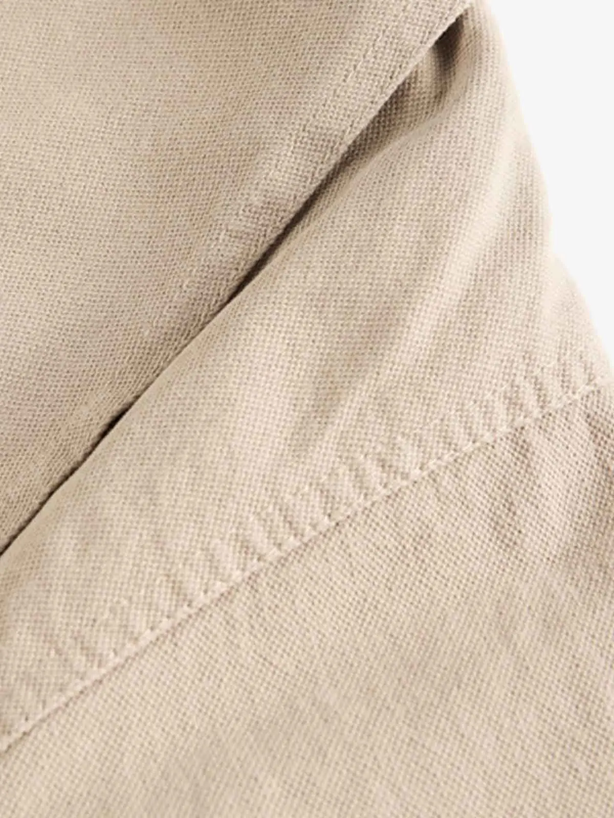 Zip Front Shirt Collar Boxy Jacket - Image 7